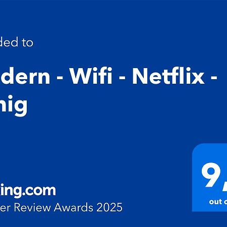 Ferienwohnung Modern - Wifi - Netflix - Ruhig Bielefeld Exterior foto